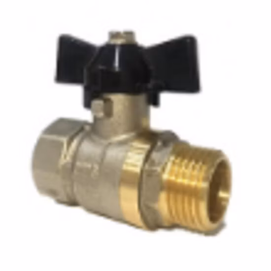 Poignées blanches en plastique promotionnel de bonne qualité vanne à boisseau sphérique PPR à très bas prix