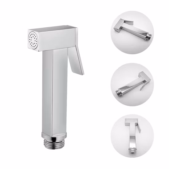 Bidet de salle de bain à fonction unique de style carré Shattaf