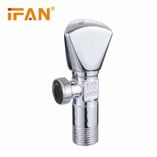 Ifan Quality-Assured Design traditionnel Cuisine Toilettes Matériaux de plomberie Vanne d'angle en laiton