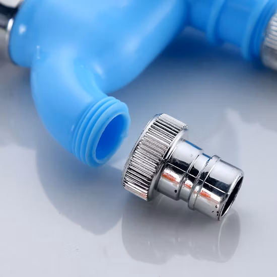 Robinet de jardin pour lave-linge à eau froide simple chromé