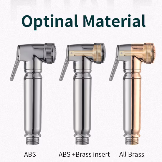 Articles sanitaires Accessoires de salle de bains Bidet en laiton ABS Shattaf