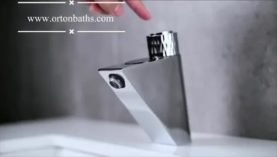 Mitigeur d'évier de lavabo de salle de bain sans contact automatique robinet de capteur d'eau mains libres en laiton robinet de capteur d'eau froide et chaude public