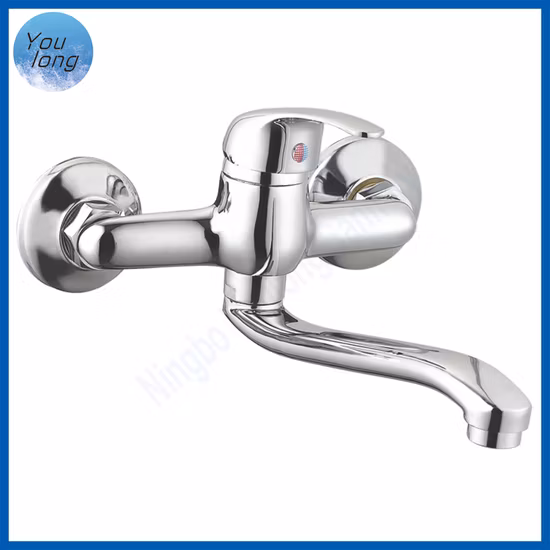 Robinet de baignoire économique bon marché en zinc chromé mitigeur robinet de douche