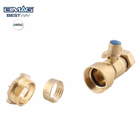 Bmag Robinet De Compteur Laiton – Droit Et é Querre/Cw617n Cw602n Brass Anti-Fraud Mechanical Lockable Ball Valve for HDPE Pipe
